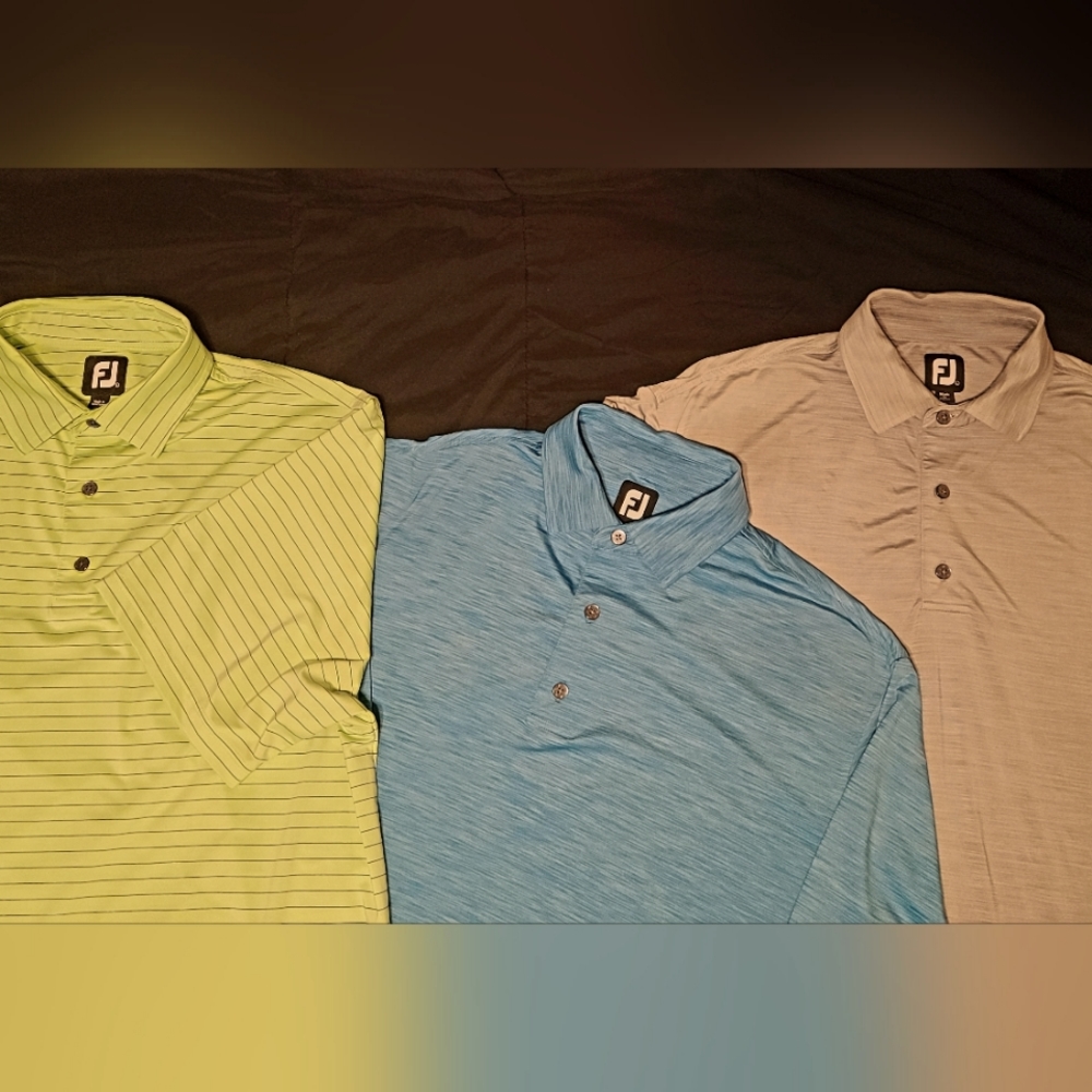 3 Pack of Excellent Conditioned FootJoy golf shirts